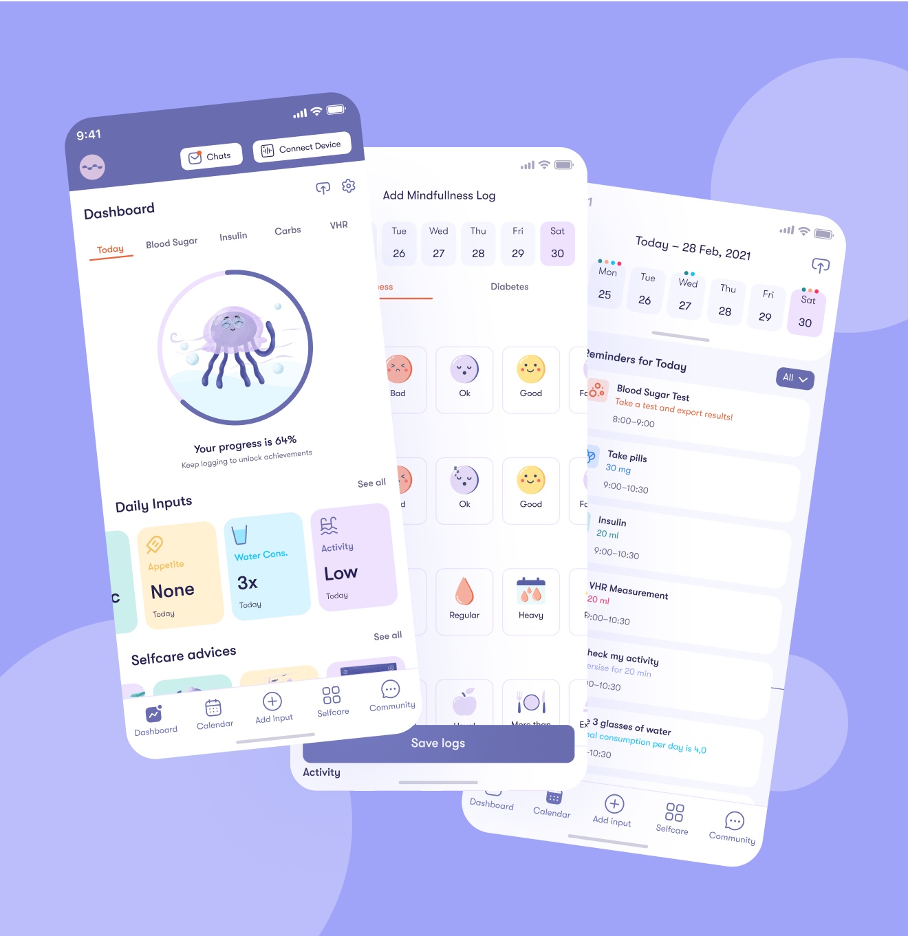 Neap – mental health mobile app for diabetics - Website Development - Photo 2