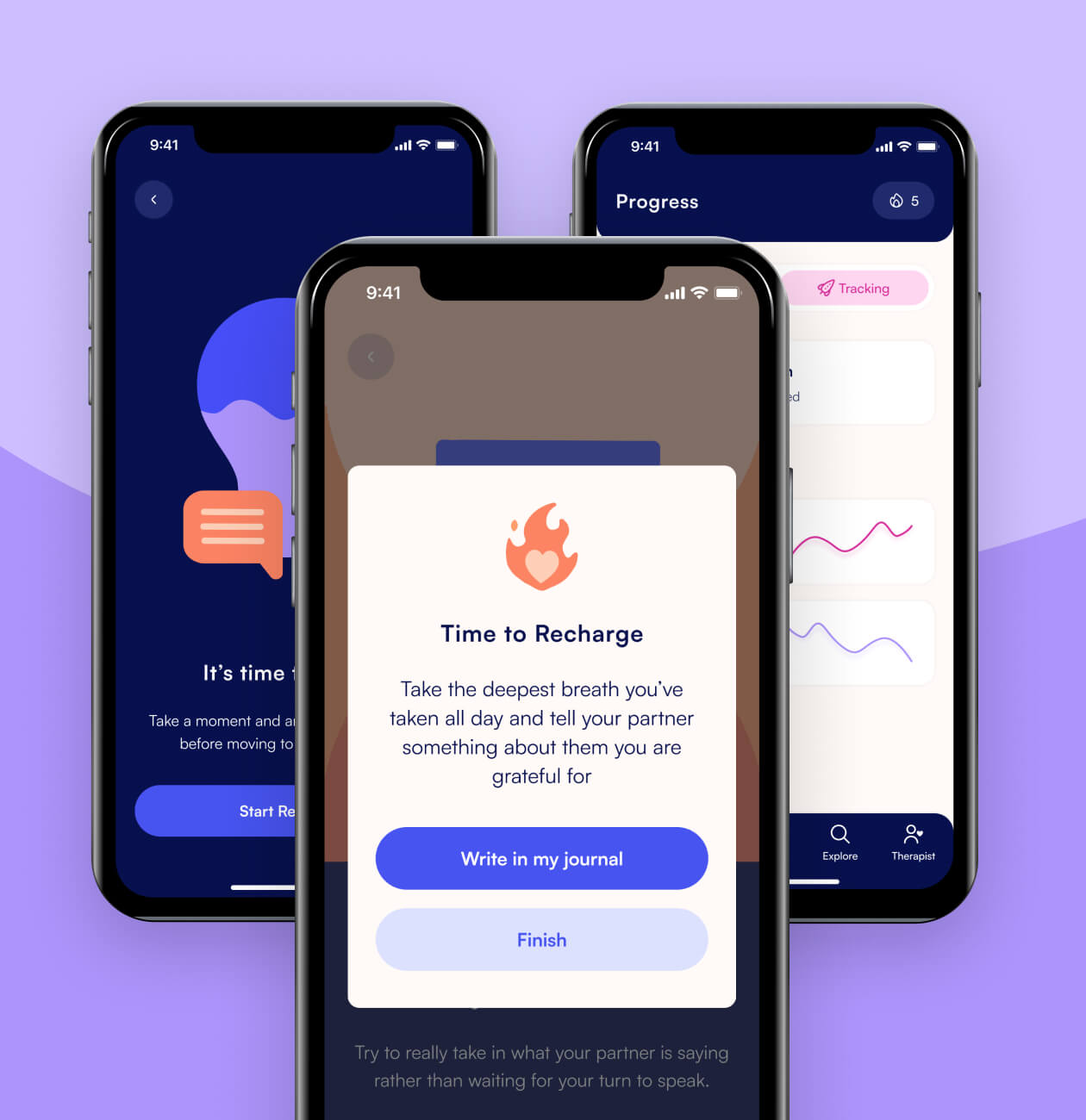Blueheart – digital sex therapy mobile app - Website Development - Photo 14