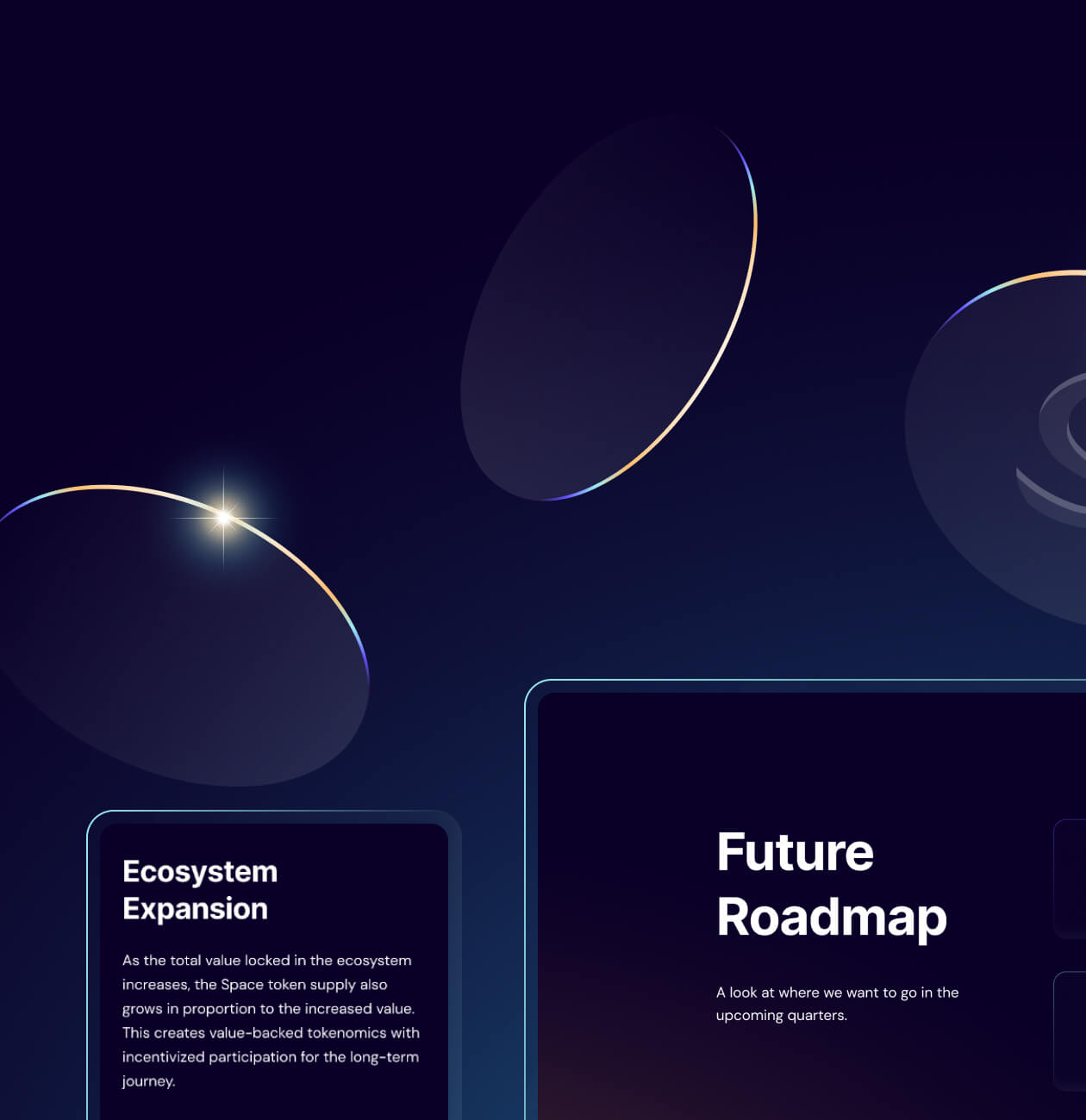 Space protocol – website for DeFi Protocol - Website Development - Photo 3