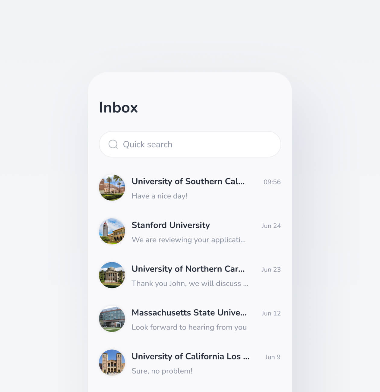 UVER – Universities Aggregator mobile app - Website Development - Photo 10
