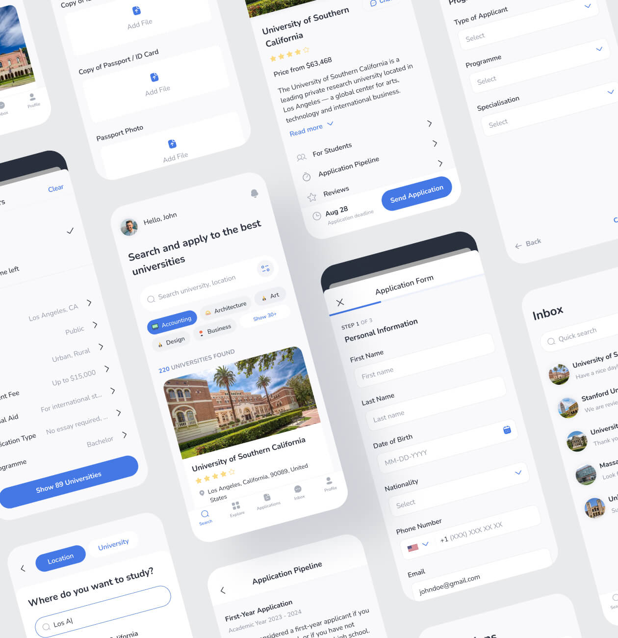 UVER – Universities Aggregator mobile app - Website Development - Photo 14