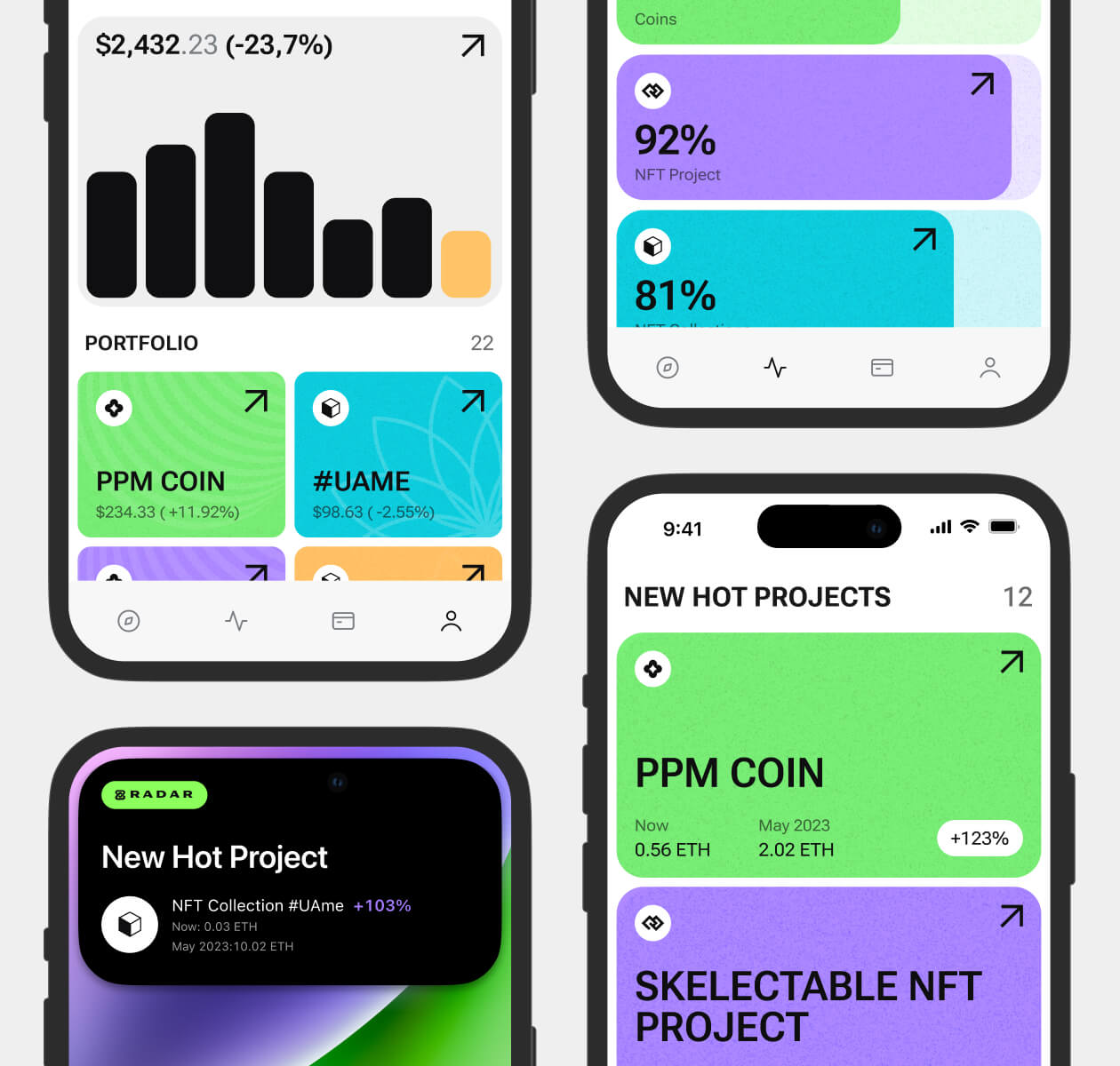 RADAR – Web3 projects aggregator - Website Development - Photo