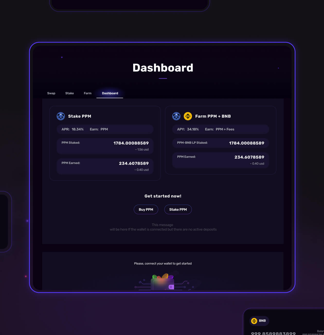 Punk Panda – Swap, Stake, and Farming platform - Website Development - Photo 13