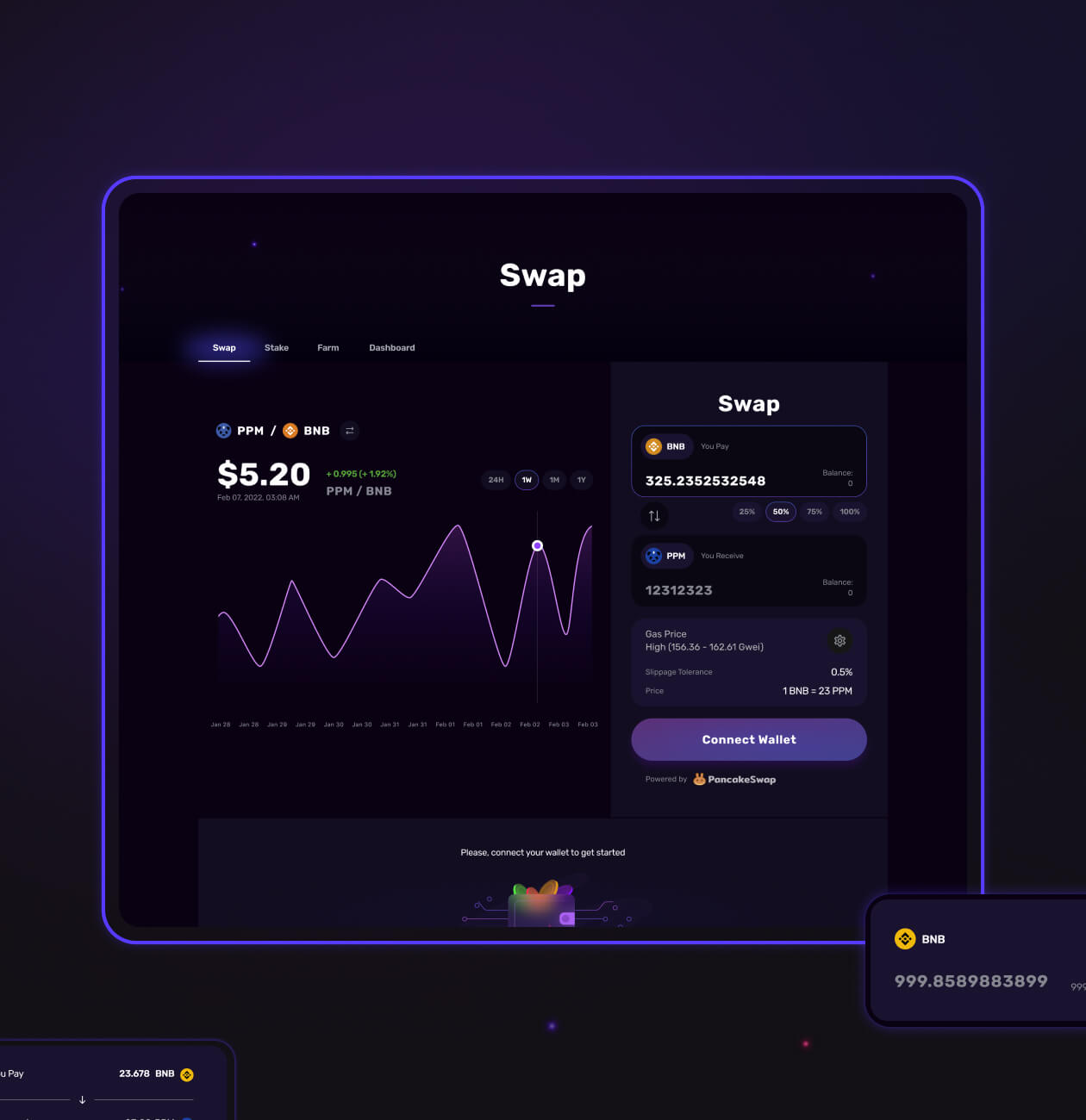 Punk Panda – Swap, Stake, and Farming platform - Website Development - Photo 18