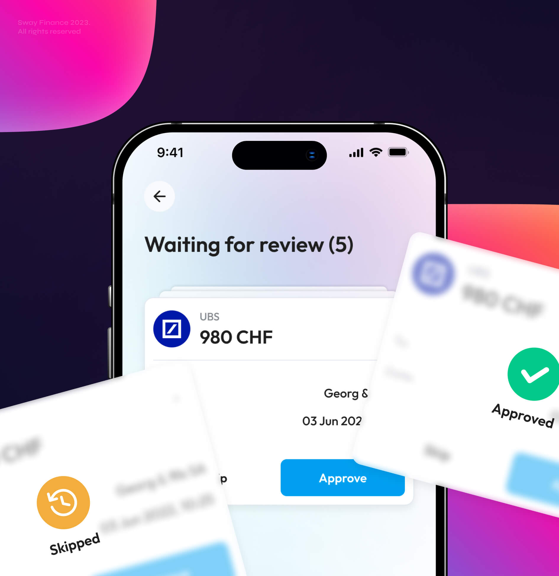 Sway Finance – cash management application - Website Development - Photo 18